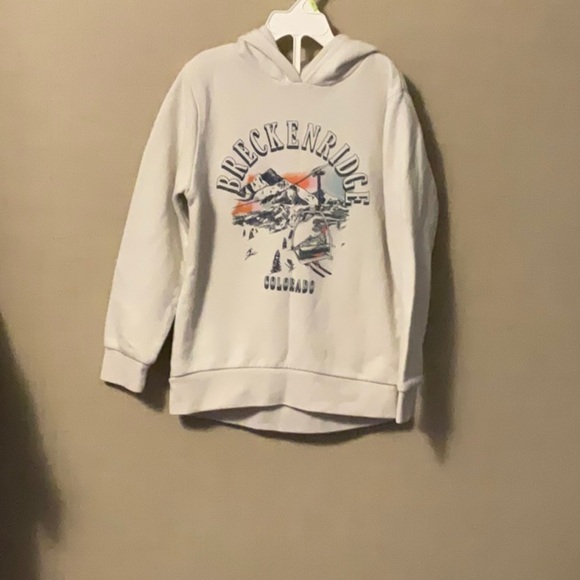 Breckenridge Kids White Hoodie - Picture 1 of 5